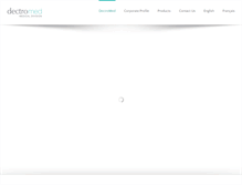 Tablet Screenshot of dectromed.com